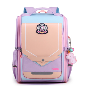 2024 enfants étanche en Nylon fermeture éclair sac à dos coussin d'air ceinture grande capacité unisexe <span class=keywords><strong>cartable</strong></span> pour garçons filles utilisation en plein air - Product Image 2