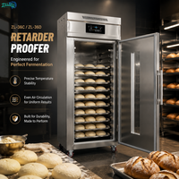 Nouvelle Armoire de Fermentation Réfrigérée Professionnelle en Acier Inoxydable à 36 Plateaux avec Écran Tactile pour Pains et Pâtes