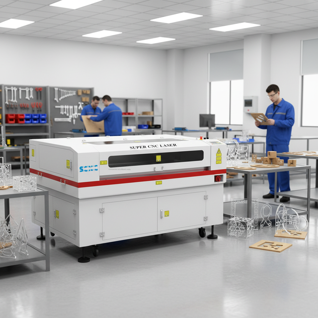 Supercnc High Quality Small Laser Engraver Laser Cutter 60w Co2 6090 Laser Engraver Cutting Machine