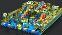 Aire de jeux intérieure commerciale éducative pour maternelle 2024, maison de jeux, parc de trampolines pour enfants, construction en acier, pour maison et aéroport