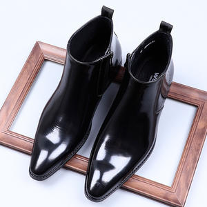 รองเท้าอ็อกซ์ฟอร์ดหนังแท้แบบผูกเชือก สไตล์ใหม่สำหรับฤดูใบไม้ผลิ/ฤดูใบไม้ร่วง  แบบทางการ  หนังมันเงา ระบายอากาศได้ดี น้ำหนักเบา พื้นหนา กันลื่น - Product Image 4