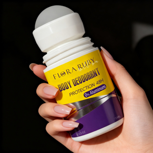 Desodorante en Barra Sin Aluminio FLORA RUBY, Protección Contra el Olor por 48 Horas, Desodorante para Axilas - Product Image 1