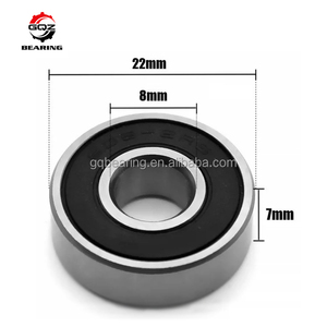 608-2RS 608RS 608 2RS RS 2RZ C2 Chrome Steel Size 8x22x7 mm Single Row Deep Ball <b>Bearing</b> - Product Image 1