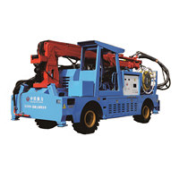 Machine à béton projeté robotisée avec double commande à distance filaire et sans fil pour les projets routiers, ferroviaires et hydroélectriques