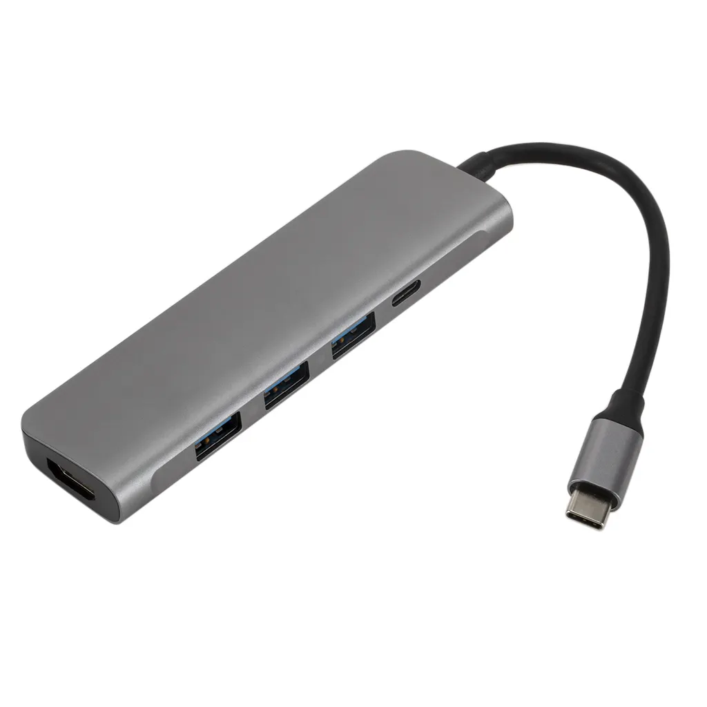 USB C HUB Type C HDMI USB3.0 Adapter Thunderbolt 3 PD Converter Voor Macbook