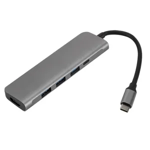 60w PD 3.0 PD 2.0 USB C HUB Type C HDMI USB 3.0 Adapter Thunderbolt 3 PD Converter For Macbook