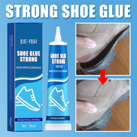 Colle de réparation de chaussures JUE FISH, forte adhérence, imperméable, pour semelles en caoutchouc, céramique, acrylique, bois, plastique, verre, produits de bricolage, colle universelle