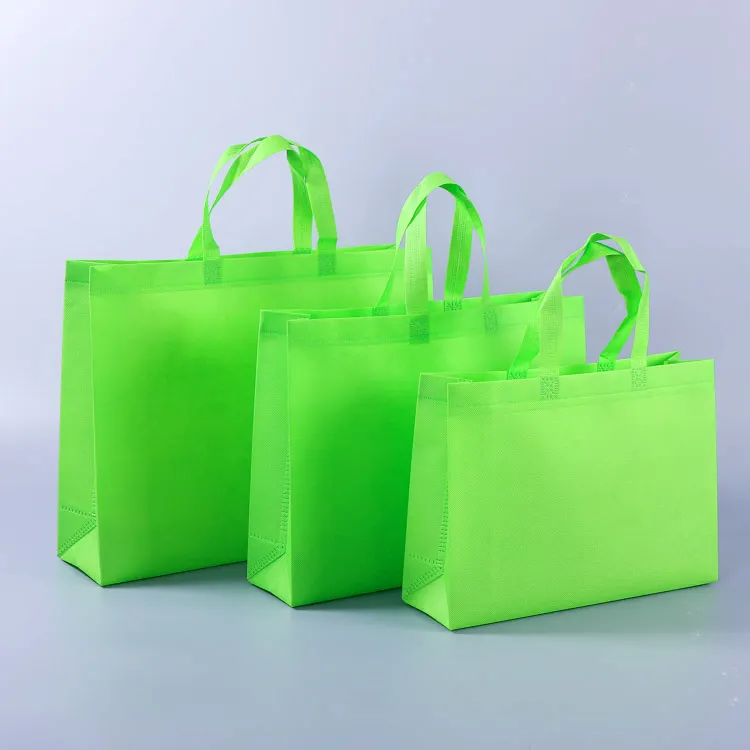 इको कस्टम लोगो मुद्रित पुन: प्रयोज्य अतिरिक्त-चौड़ा गैर बुना कपड़ा कैरी टोट बैग किराना शॉपिंग बैग