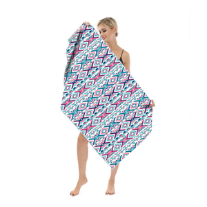 Toalla de Playa de Microfibra 100% Poliéster, Impresión Personalizada, Hipoalergénica, Secado Rápido, Diseños a Rayas Disponibles, Colores Personalizados - Product Image 3