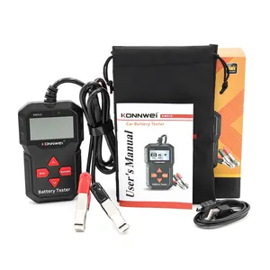 KONNWEI-probador Universal de batería de coche KW210, 12V, probador de voltaje de batería de GEL, compatible con impresora