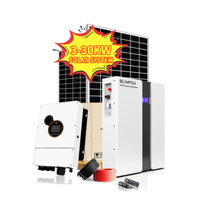 サンポク太陽光発電システム 家庭用太陽電池システム 5kw 10kw 20kw 太陽光発電システム 太陽光技術 ソーラーインバーター 30kw 中国製;グア - Product Image 1