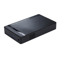 Case Esterno USB 3.0 per HDD/SSD SATA da 2.5\" e 3.5\" in Plastica per Disco Rigido da 3.5 Pollici