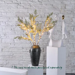 优质圣诞装饰灯Tamarix树枝发光二极管灯90微型发光二极管室内假日灯