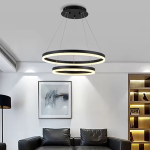 Zeal Lighting lujo botánico cúpula anillo colgante luces oro moderno burbuja de vidrio para el hogar - Product Image 5