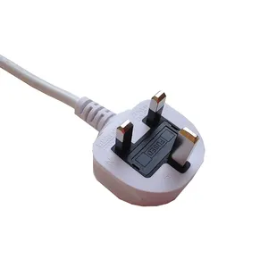 Factory price cable 3-pin electric plug uk laptop cord power c13 power supply cord cable