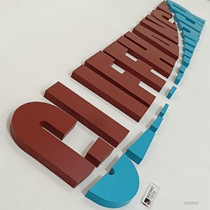 Popular Custom Wall Logo Non-Luminous 3D Business Channel <b>Letter</b> Sign for Company Office Shop Storefront - Product Image 2