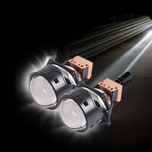 Sanvi L55 3-Inch 68W 5500K Bi LED Laser Projector Lens Headlight Car Lamp Factory Price Compatible with BMW Audi Nissan Models - Product Image 1