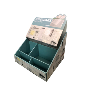 Wholesale Cardboard Countertop <strong>Wallet</strong> <strong>Display</strong> Zipper <strong>Display</strong> Stand <strong>High</strong> <strong>Quality</strong> Multilayer <strong>Display</strong> Custom Design - Product Image 2