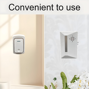 Sonnette sans fil pour maisons, 38 mélodies, installation facile, design moderne, portée du récepteur de 130 m - Product Image 2