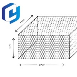 Supplier Kawat Besi Galvanis untuk Pengaman Talang, Harga Grosir, Keranjang Batu Gabion Anyaman Heksagonal 1.5x1x1 Expanded <span class=keywords><strong>Mesh</strong></span> - Product Image 3