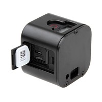 YF pour caméra sportive compatible Hero5/4 & Session, cage pour chien, étui de protection en alliage d'aluminium
