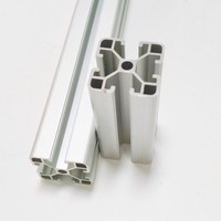 Extrusión de Aluminio Anodizado 6063-T5 de 40x40 mm para Estructura de Estación de Trabajo Industrial