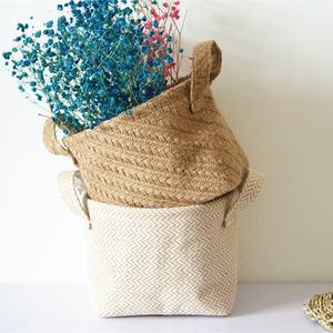 Sac de culture intérieur en jute, m, tissu écologique, toile de jute, planteur avec poignées - Product Image 2