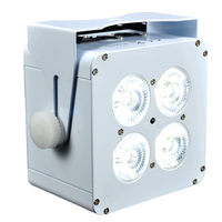 Projecteur de scène 4x18W RGBWA UV 6-en-1 avec boîtier en fer, télécommande sans fil, idéal pour KTV, discothèques, mariages, bars, personnalisation prise en charge
