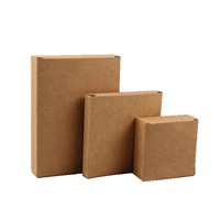 Boîte d'emballage à emporter résistante, en carton kraft facile à déchirer, de taille personnalisée, enduite de PE, résistante à l'huile