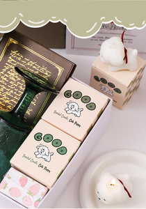 Handmade Eco-friendly Cute Puppy <b>Soy</b> <b>Wax</b> Aromatherapy Candle Creative Home Decoration for Birthdays Weddings Christmas Parties - Product Image 2