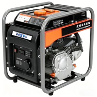 Générateur onduleur à essence 8kW 440cc OHV 4 temps, réservoir 18L, affichage LED, démarrage électrique, 230V 50Hz, écologique, pour maison et camping-car