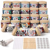 Offre Spéciale – Boîte à bougie vide en métal rond noir mat/blanc de 4 oz/8 oz, sans soudure, pour bougies en cire de soja, avec couvercle et autocollant, idéale pour le bricolage