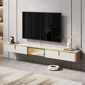 Meuble TV moderne minimaliste léger, nouveau style, armoire murale pour salon, pour appartement moderne - Product Image 2