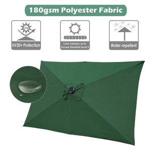 Logo personnalisé de conception OEM, Parasol Commercial de 2M 2.7M 8 pieds 9 pieds avec support/ - Product Image 5