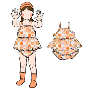Ga-14 Baby Summer Frenulum - Vestido sin mangas para niña pequeña, con estampado de leopardo, de algodón y bambú, ecológico, de secado rápido y transpirable - Product Image 3