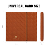 Portefeuille de voyage en cuir PU gaufré avec protection RFID, porte-cartes multiples, étui pour passeport personnalisable avec logo