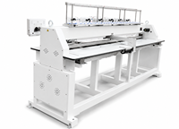 Machine à broder industrielle Yinghe à 6 têtes, machine à broder informatisée à grande vitesse pour vêtements, casquettes, logos