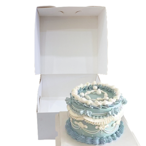 Mini caja de regalo Bento para Tartas y magdalenas, impresión personalizada, papel artesanal ecológico, Combo para entrega - Product Image 1