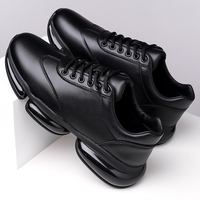 Chaussures de sport décontractées en cuir pour hommes, bottes de sécurité en microfibre ultra-fine respirantes et légères à plateforme basse, collection printemps-automne, vente en gros
