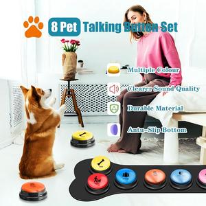 <span class=keywords><strong>Tapis</strong></span> de boutons sonores en plastique pour chiens, pack de démarrage pour la <span class=keywords><strong>communication</strong></span>, buzzers d'entraînement vocal pour animaux, durables pour l'éducation animale - Product Image 5