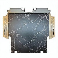 Nuevos Accesorios Interiores de Lujo, Alfombrillas de Aluminio Antiarañazos para MPV