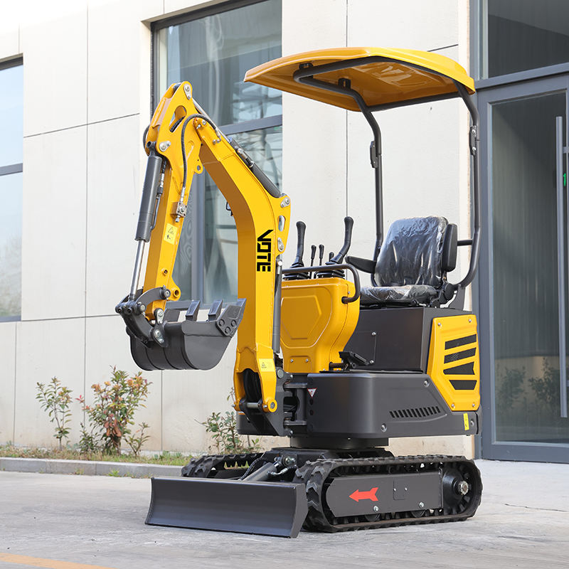 Free Shipping Kubota Engine Mini Excavator 1.2Ton Crawler Micro Digger ...