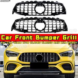 Kit carrosserie pour Mercedes Benz CLA-Class C118 CLA180 CLA200 AMG Line 2020+, grilles de course, pare-chocs avant, accessoires de voiture - Product Image 1