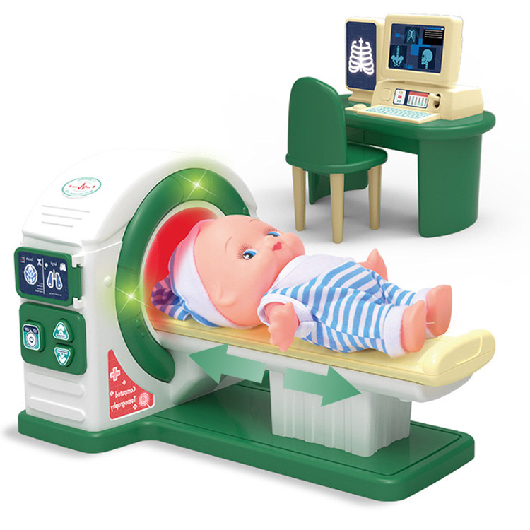 Детский докторский набор с игрушечным стетоскопом и медицинскими инструментами, комплект доктора для ролевых игр для детей, докторские подарки