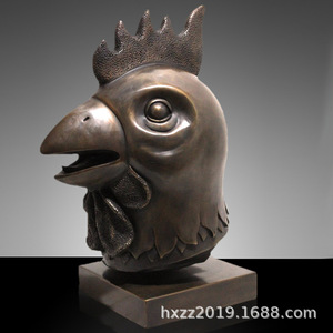 Brass Zodiac Ox Head Sculpture Cast Bronze Outdoor Water Feature Decoration Chinese Style Fountain Art - Product Image 3
