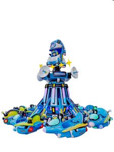 Atracciones de Parque de Diversiones para Exteriores: Juego de Aviones de Autocontrol de Plástico, Acero, Fibra de Vidrio y Metal para Parques Infantiles, Ferias y Carnavales - Product Image 3