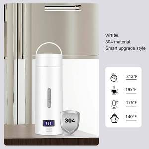Vesub vente en gros tasse de voyage électrique 500ml Thermos tasse à café en silicone étanche bouteille d'eau isolée sous vide chauffage électrique - Product Image 3