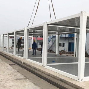 Casa prefabricada plana de lujo, contenedor de oficina, casas <span class=keywords><strong>prefabricadas</strong></span>, piscina de 40 pies, 2 pies, precio - Product Image 1