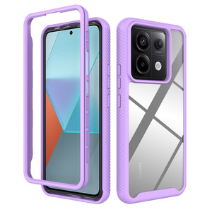 <span class=keywords><strong>Coque</strong></span> de téléphone transparente anti-choc 360° avec protection d'écran pour <span class=keywords><strong>Redmi</strong></span> <span class=keywords><strong>Note</strong></span> 12 14 Pro, <span class=keywords><strong>coque</strong></span> texturée pour Poco M4 X4 C65 - Product Image 5
