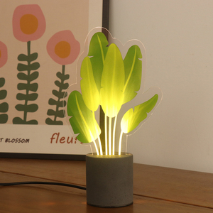 Cactus Children Cartoon <strong>Lamp</strong> Custom Acrylic <strong>Lamp</strong> Night Light Decoration Led Mood <strong>Lamp</strong> for Bedroom - Product Image 1